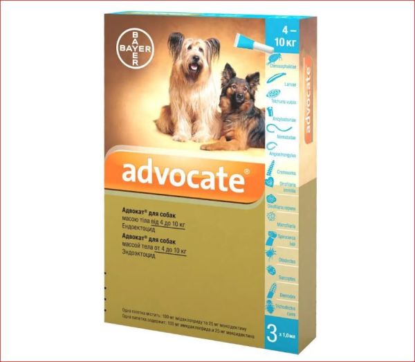 Адвокат для собак 4-10 кг №3 Байер
