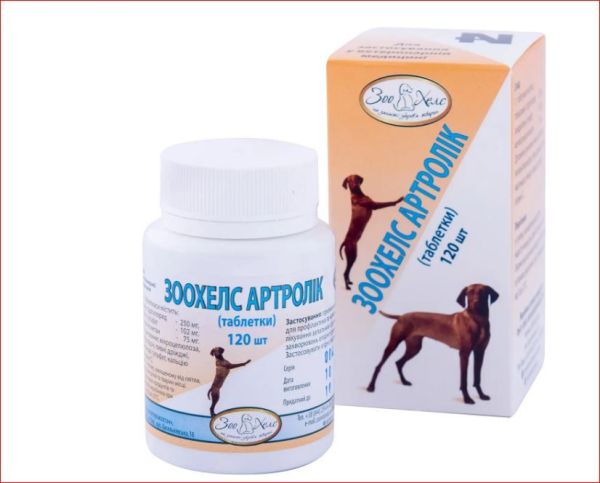 Артролик Зоохелс глюкозамин №120 Укрз-ч