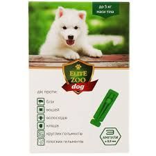 Элит Зоо капли \соб до 5 кг  1 \0,5мл