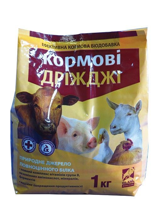 Дрожжи кормовые ОЛКАР 1 кг ц