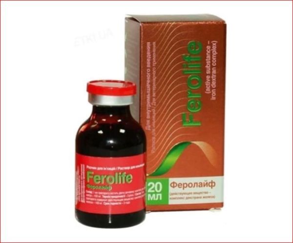 Феролайф раствор для инъекций 20 мл\фл. Олкар