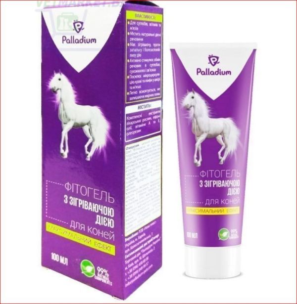 Фитогель согревающий 100 гр Круг, для коней