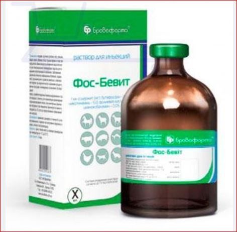 Фос-Бевит раствор для инъекций, 100 мл, Бровафарма 