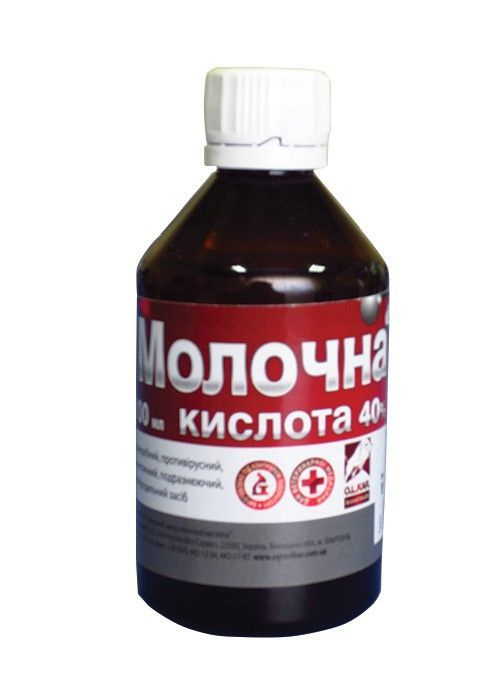 Молочная к-та 40% р-р 100 мл  Олкар ц
