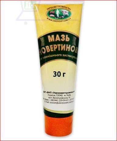 Новертиновая мазь 30 гр Укрз-ч ц