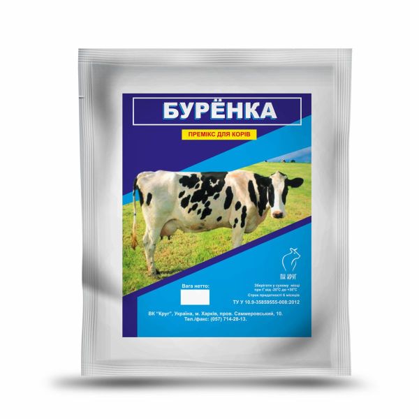 Премикс  Буренка Евро 1 кг Круг