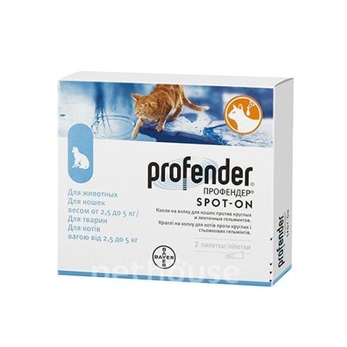 Профендер капли для кошек 2,5-5 кг 1 Байер ц