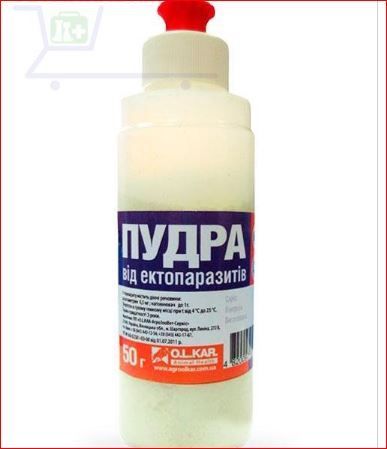 Пудра от эктопаразитов 50 г Олкар