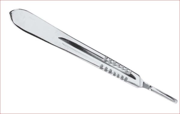 Ручка для скальпеля 130 мм большая