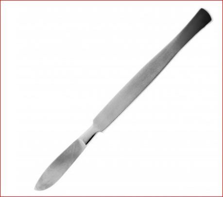 Скальпель брюшистый средний 150 мм