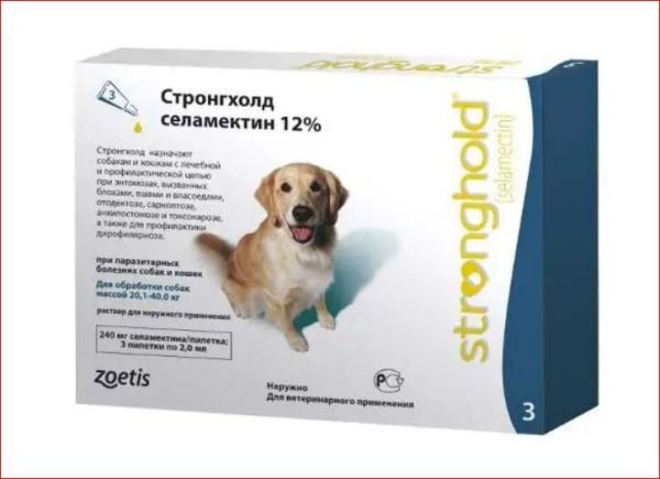 Стронгхолд капли для собак 20-40кг, 3
