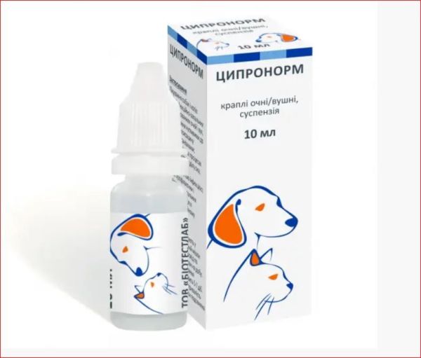 Ципронорм капли глазные и ушные БТЛ 10мл ц